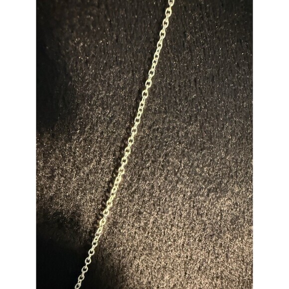 Unbranded Silver/Black "CC" Key Charm w/925 Silver Unbranded 18” Necklace - Picture 4 of 10